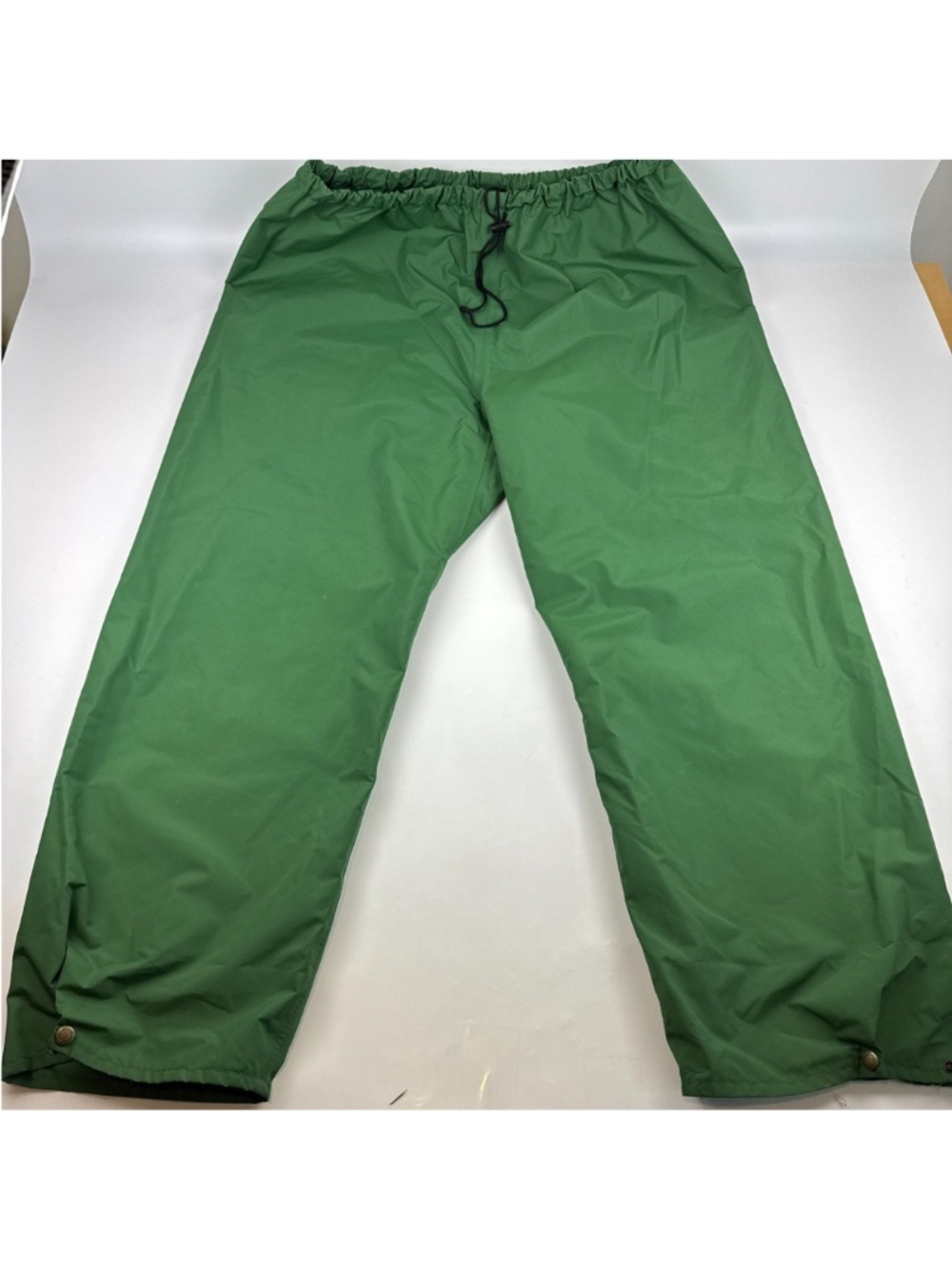Vintage Cabelas Mens Size 2XL GoreTex Nylon Waterproof Rain Pants Green USA Made